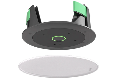 Yealink SkySound CM20 AI-Powered Ceiling Microphone, White Mesh Cover, Ceiling Tile Bridge, 2YR