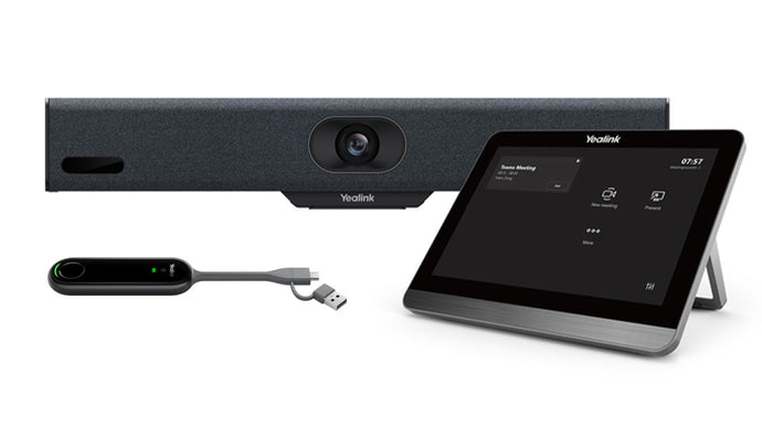 Yealink MeetingBar A10-025 - Compact, Powerful Video Conferencing for Small Spaces - A10-010 + CTP18-STD + WPP30