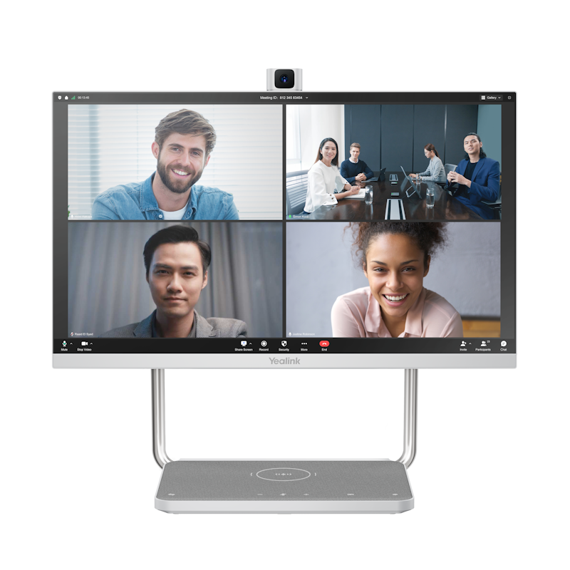 Yealink DeskVision A24 - All-in-One Collaboration Hub for Modern Workspaces Touch Display, 4K Camera, Mic, Spkr, 2YR