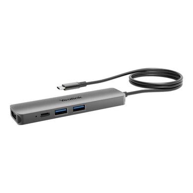 Yealink BYOD-BOX - Simplified BYOD Connectivity for Seamless Business Meetings BYOD CABLE HUB, 1.5M USB-C CABLE, USB-A TO USB-C ADAPTER