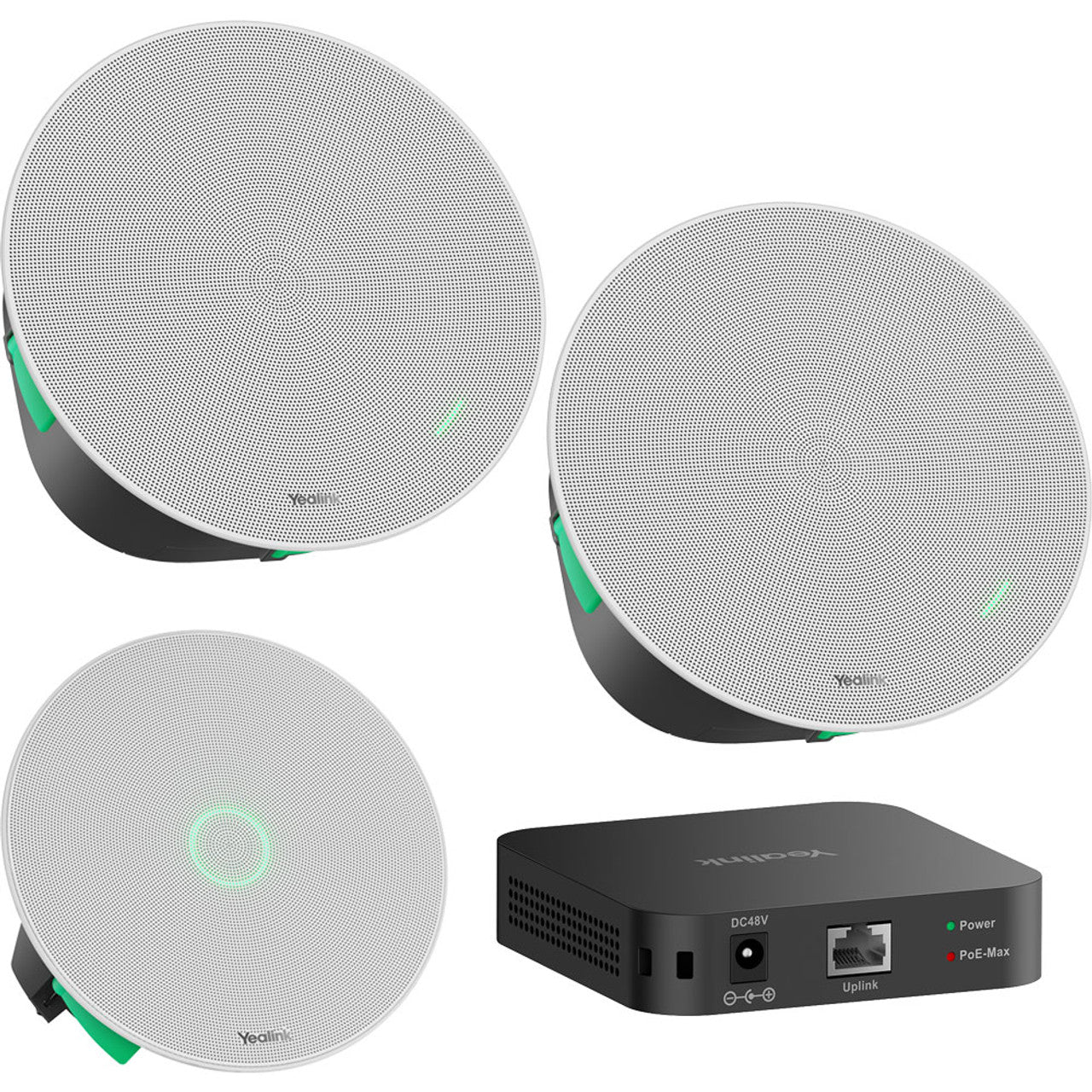 Yealink CMKIT-121 - Premium Ceiling Audio, YL-CM20(1), CS10(2), RCH40-E2(1), 2 YR Warranty