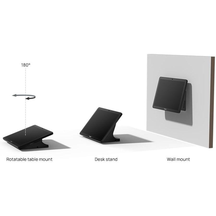Yealink CTP25-MOUNT-KITS - Flexible Mounting Solutions for CTP25 Room Touch Panels, HIGH DESKSTAND(1),LOW DESKSTAND(1),WALLMOUNT(1),TBLE SWIVEL KIT