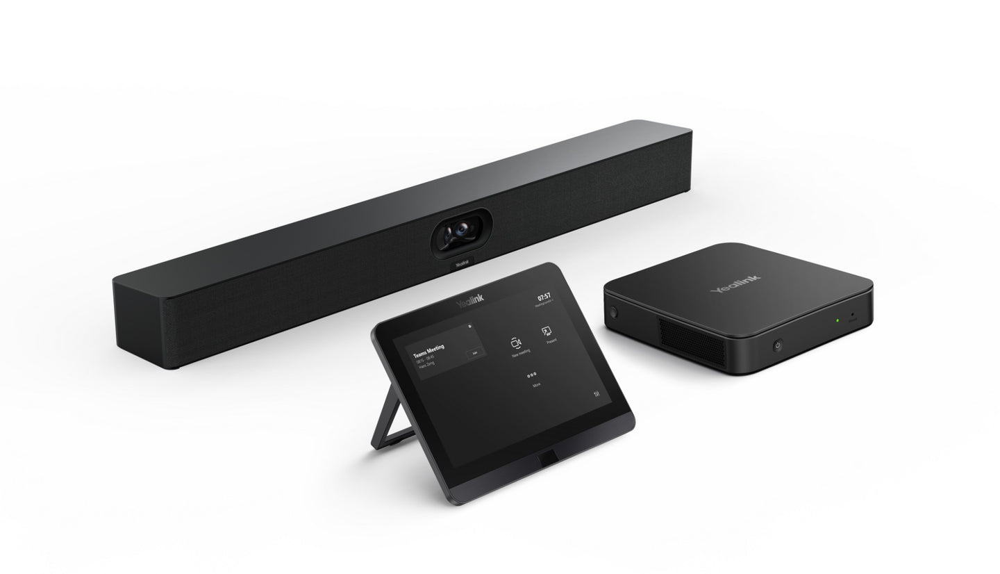 Yealink MVC S40 (MVCS40-C5U-000) - AI-Powered Microsoft Teams Room System for Small to Medium Meeting Spaces, SmartVision40(1),MTOUCHPLUS,MCORE4 MINI PC