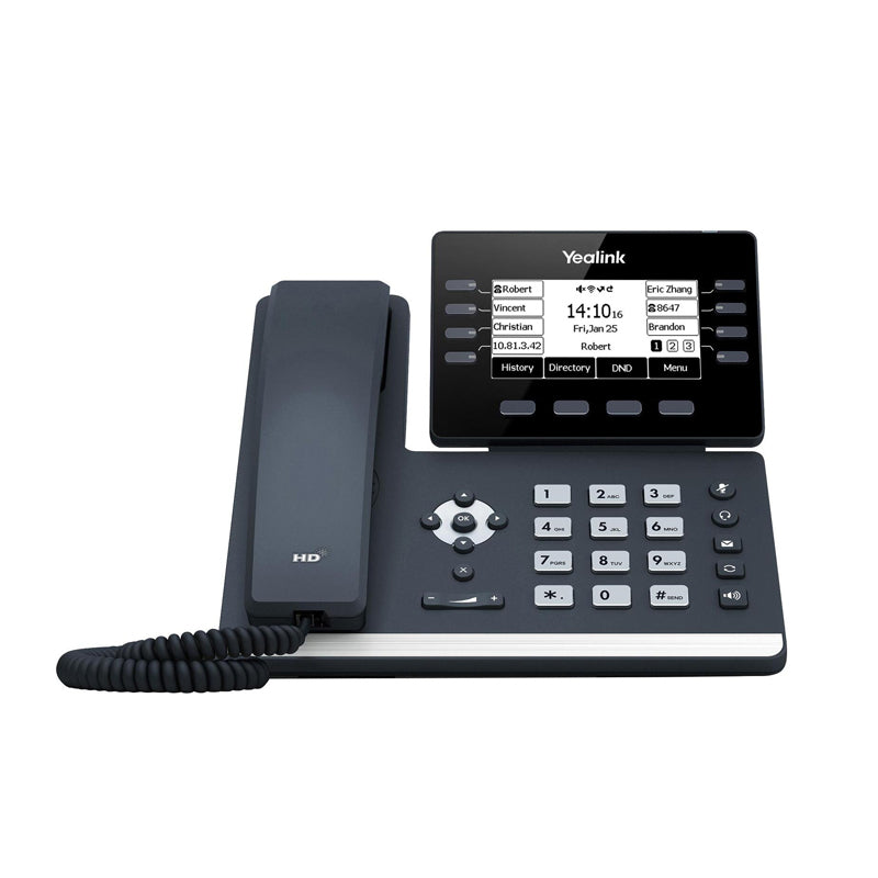Yealink SIP-T53W 12 Line IP Phone with Handset, Bluetooth and Wifi,3.7