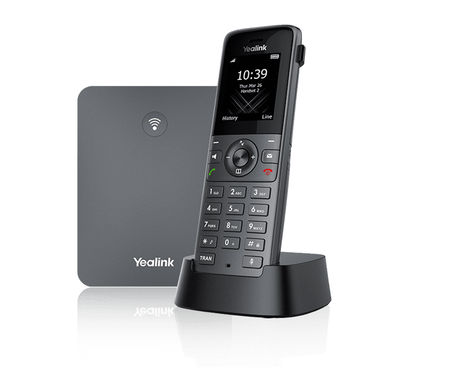 Yealink W73P DECT IP Phone System High Performance Wireless DECT IP Phone System W/Handset & Base Station,1.8